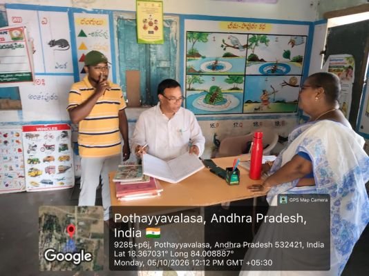 డిప్యూటీ ఎంపీడీవో సుడిగాలి పర్యటన..