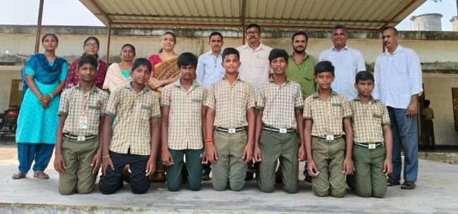రాష్ట్రస్థాయి హ్యాండ్ బాల్ పోటీలకు విద్యార్థులు ఎంపిక