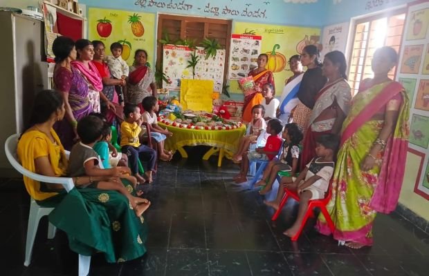 గొట్టివలసలో విజయవంతంగా "పోషణ్ మా" కార్యక్రమం