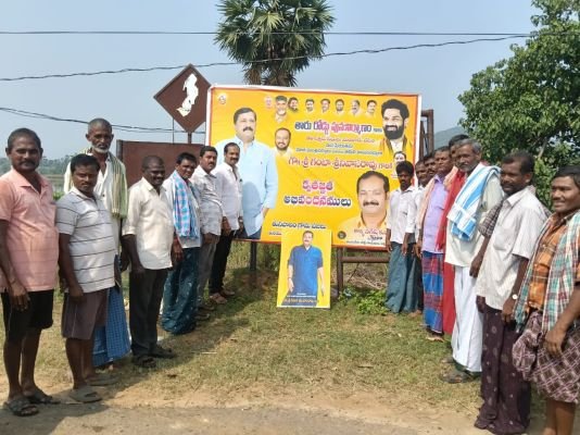 గంటాకు పాలాభిషేకం చేసిన నగేష్ కుమార్