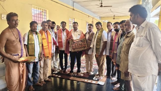వర్షాలు కురవాలని, రైతులు సుభిక్షంగా ఉండాలని కోరుకుంటూ  పోలవరం నియోజకవర్గం టీడీపీ ఇంచార్జ్ బొరగం