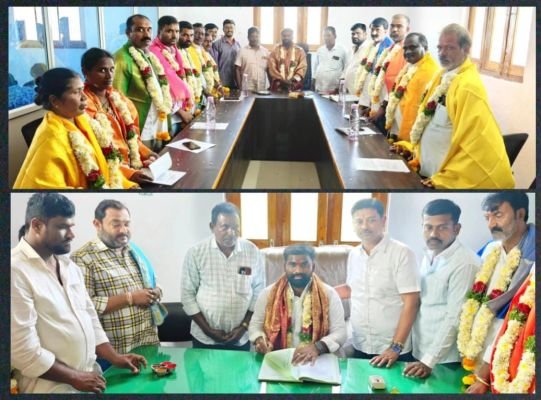 మాల్తుమ్మెద సొసైటీ నూతన పాలకవర్గం ప్రమాణ స్వీకారం