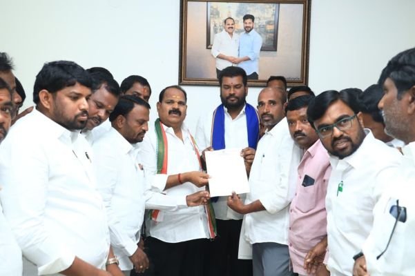 కాంగ్రెస్ పార్టీ ఎస్సీ సెల్ కొందుర్గ్ మండల అధ్యక్షుడిగా మల్లని యాదయ్య 
