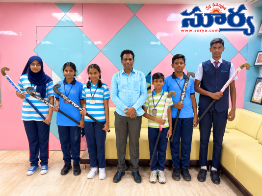 రాష్ట్రస్థాయి హాకీ పోటీలకు ఆల్ఫోర్స్ విద్యార్థుల ఎంపిక