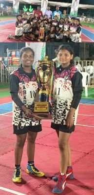 రాష్ట్ర స్థాయి కబడ్డీ పోటీలలో ప్రతిభ కనపరచిన గిరిజన విద్యార్థులు 