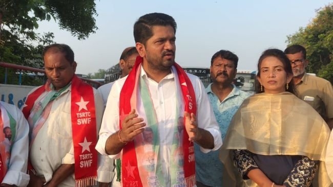 ఆర్టీసీ కార్మికులకు అండగా కాంగ్రెస్ ప్రభుత్వం