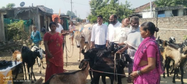 పశువుల వ్యాధి నివారణకు ఉచిత టీకాల పంపిణీ