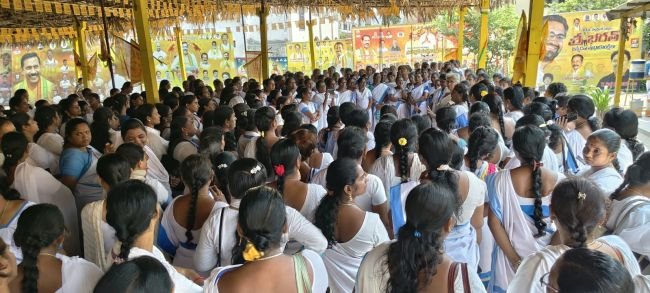 ఆశా వర్కర్లకు కనీస వేతనాలు చెల్లించాలి — ఎమ్మెల్యే పల్లా శ్రీనివాసరావుకు యూనియన్‌ వినతి