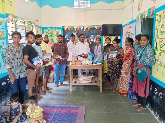 అంగన్వాడీ కేంద్రాల్లో పోషణ కార్యక్రమాలు
