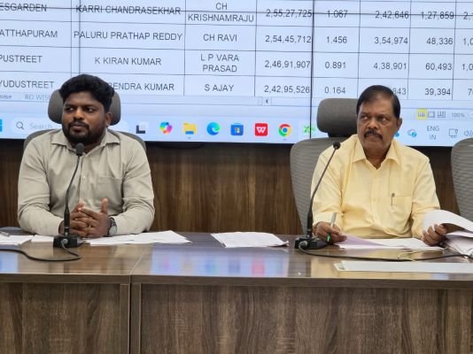 ఆస్తి పన్ను బకాయిల వసూళ్లపై ప్రత్యేక శ్రద్ధ చూపండి  - డిప్యూటీ కమిషనర్ చెన్నుడు