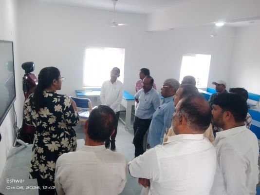 జనవాడ పాఠశాలను తనిఖీ చేసిన డిఈఓ వెంకటేశ్వర్లు