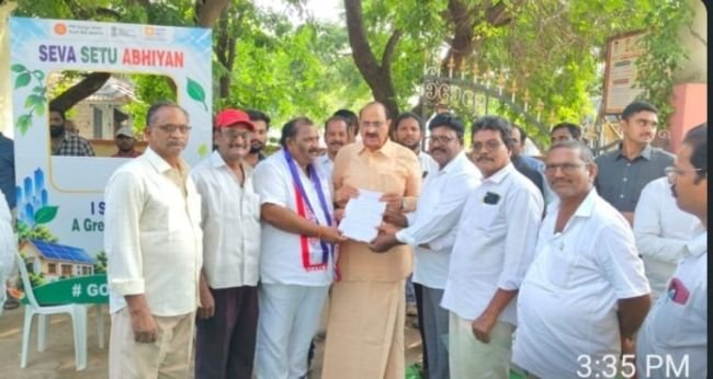 బిసి లకు 34%శాతం రిజర్వేషన్లు  అమలయ్యేలా చూస్తాను   ఎమ్మెల్యే డా కామినేని హామీ