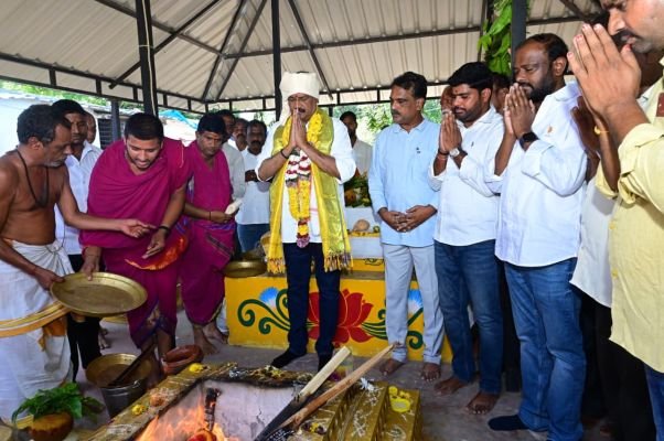 పలు కార్యక్రమాల్లో పాల్గొన్న ఎమ్మెల్యే గంటా