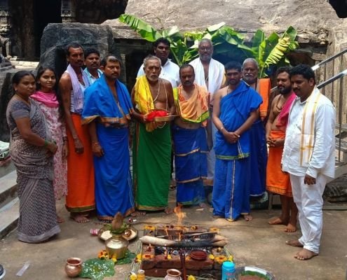 భైరవకోనలో మహావరుణ యాగం(