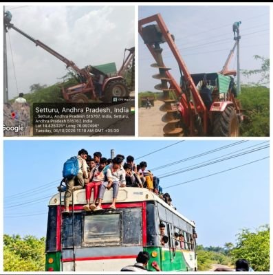 విద్యుత్ తీగల తో ప్రమాదకర బస్సు ప్రయాణంపై స్పందించిన విద్యుత్ అధికారులు.
