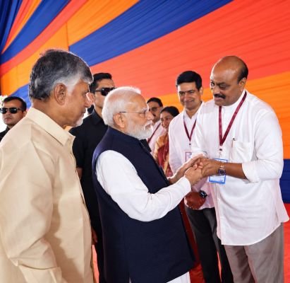 ప్రధాని నరేంద్ర మోదీకి మంత్రి కింజరాపు అచ్చెన్నాయుడు అభినందనలు