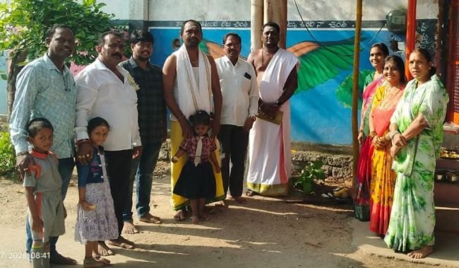 దేవి శరన్నవరాత్రి ఉత్సవాలలో గుంజ పూజ కార్యక్రమం
