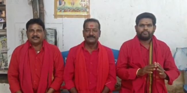 దుర్గామాత మాలధారులకు అన్నప్రసాద వితరణ