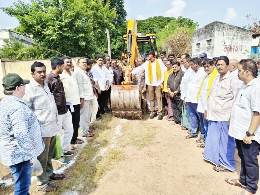 మంతెన, తెన్నేరు, జగన్నాథపురంలో రూ.65 లక్షలతో రోడ్ల అభివృద్ధి