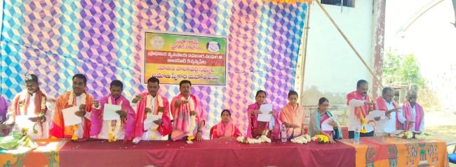 తాండూర్ కిచ్చన్నపేట సొసైటీ నూతన పాలకవర్గం ప్రమాణ స్వీకారం.