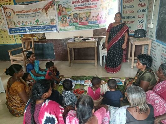 పోషకాహారంతో ఆరోగ్యకరమైన భవిష్యత్తు ఐసిడిఎస్ సూపర్వైజర్ సుభద్రమ్మ
