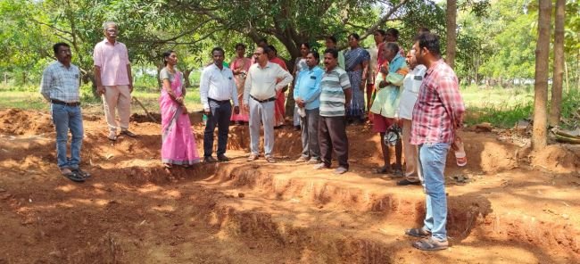 వి బి జి రామ్ పనులను పరిశీలించిన జడ్పి సీఈవో