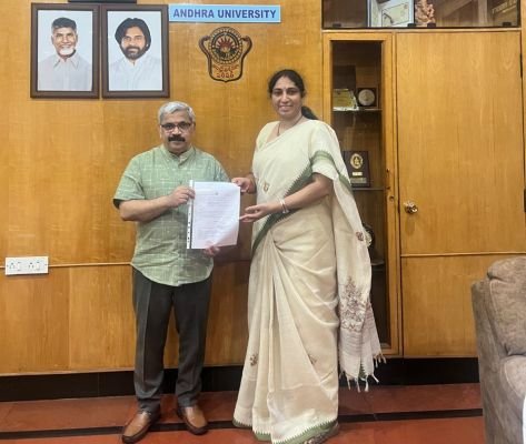 ఏయూ డైరెక్టర్ ఆఫ్ ఫిజికల్ ఎడ్యుకేషన్ గా ఆచార్య ఎ. పల్లవి