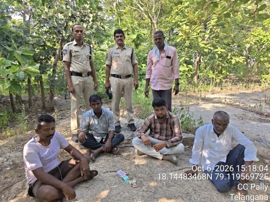 కోహెడ మండల పరిధిలోని పేకాట రాయలను పట్టుకున్న కోహెడ పోలీసులు.