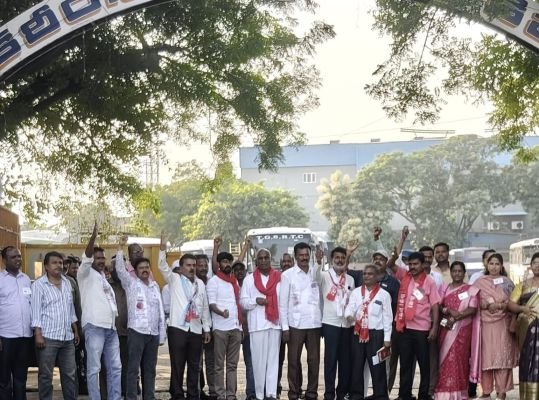 టీఎంయూ కూటమి కి మద్దతుగా చాడ వెంకట్ రెడ్డి ప్రచారం