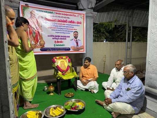స్మిత్ మచ్చర్ సంపూర్ణ ఆరోగ్యం కోసం 11 సార్లు హనుమాన్ చాలీసా పారాయణం:: బిజెపి రాష్ట్ర కోశాధికారి దేవకి వాసుదేవరావు