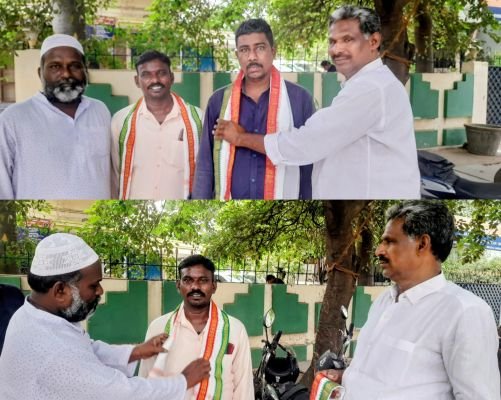 గూడూరులో కాంగ్రెస్‌లోకి చేరికలు- ఇన్‌ఛార్జి భీమవరపు నరసయ్య