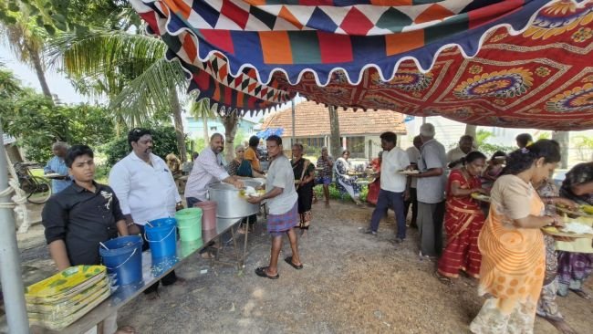 అయ్యప్ప స్వామి ఆలయంలో ఘనంగా అన్న సమారాధన
