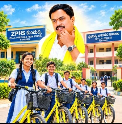 విద్యార్థులకు 600 సైకిళ్ల పంపిణీ.