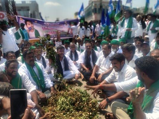 మూడు మండలాలు కరువుగా ప్రకటించే వరకు విశ్రమించం