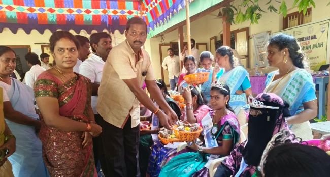 కేశవరంలో పోషణ మాసం ముగింపు ఉత్సవం