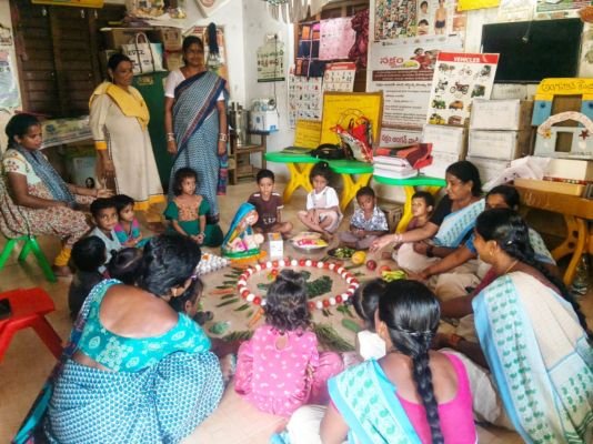 ​దన్నాదపేటలో ఘనంగా పోషణ మాసోత్సవాల ముగింపు * గర్భిణులకు పోషకాహారంపై అవగాహన