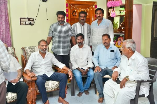 మేదరమెట్లలో మంత్రి గొట్టిపాటి రవికుమార్ పరామర్శ.