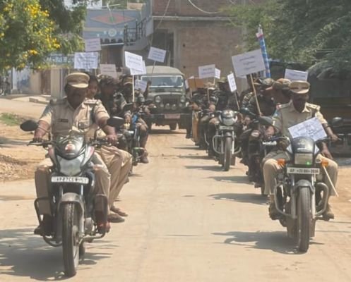 పాపినేనిపల్లిలో ఘనంగా వన్యప్రాణుల వారోత్సవాలు: అటవీ శాఖ ఆధ్వర్యంలో బైక్ ర్యాలీ