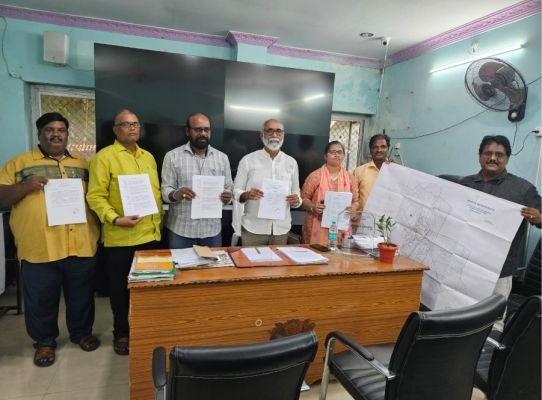 పొన్నూరు  వార్డుల పునర్విభజనకు డ్రాఫ్ట్ 