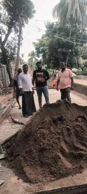 కొలగానివారిపాలెంలో పూర్తయిన సిసి రోడ్డు