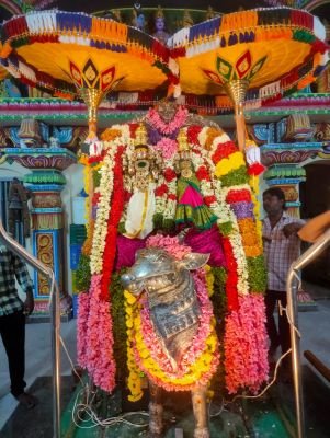 శోభాయమానంగా దక్షిణామూర్తి ప్రాకారోత్సవం