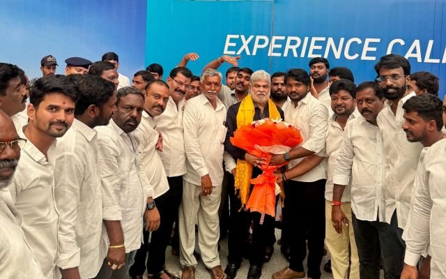 స్పీకర్ గడ్డం ప్రసాద్ కుమార్‌కు ఘన స్వాగతం