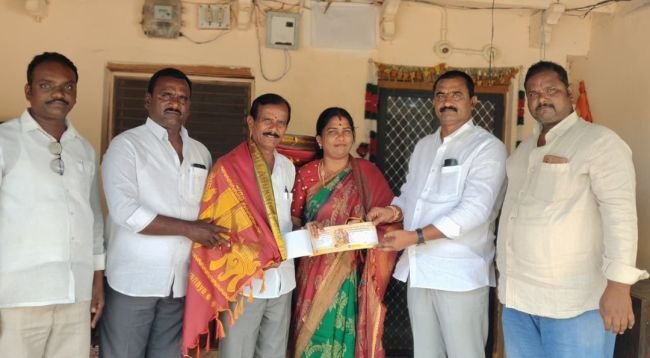 రామాలయ నిర్మాణానికి 25,116 విరాళం