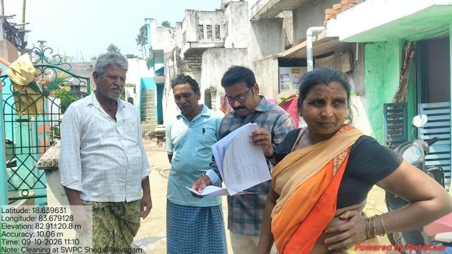 పాలకొండ నియోజకవర్గంలో ఊపందుకున్న ఎ ఎస్ డిడి ఓటర్ల సవరణ