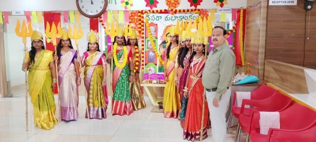 అనంత లక్ష్మి ఇంటర్నేషనల్ స్కూల్‌లో ఘనంగా ముందస్తు దసరా వేడుకలు