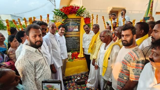 రూ.7.04 కోట్ల రోడ్లను ప్రారంభించిన మంత్రి అనగాని, ఎమ్మెల్యే ఏలూరి
