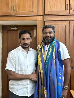 నారాయణపేట డిసిసి అధ్యక్షులను కలిసిన ఎమ్మెల్సీ అభ్యర్థి