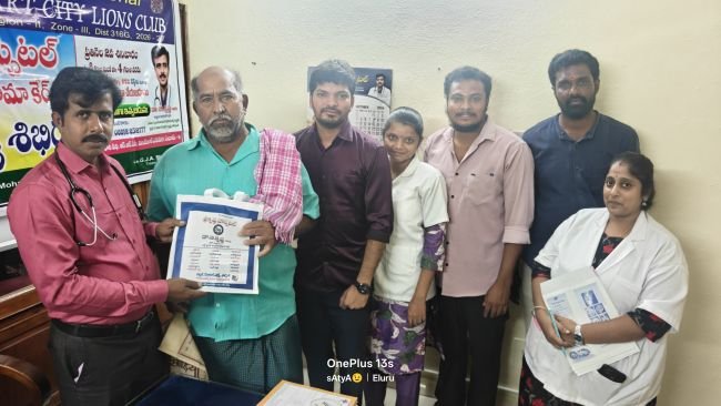 శ్రీ కృష్ణ హాస్పిటల్ లో ఉచిత వైద్య శిబిరం 