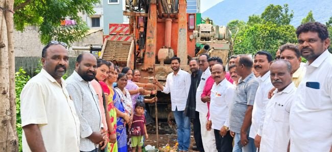 17 వ వార్డులో త్రాగునీటి  సమస్యకు పరిష్కారం..  వార్డు అధ్యక్షుడు  ఏడువాక సన్యాసిరావు  