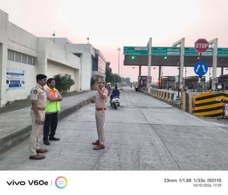 జాతీయ రహదారిపై బ్లాక్ స్పాట్ల పరిశీలన..